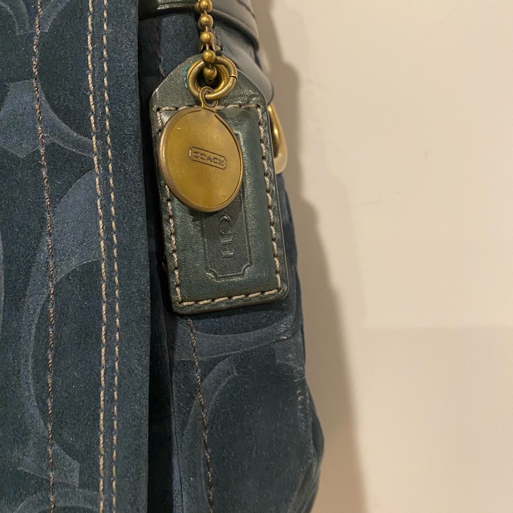 Coach 65th Anniversary Suede Leather Bag - Picture 5 of 15